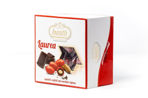 Buratti Confetti Tenerezze incartate singolarmente scatola da 500 gr. - ROSSE