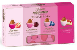 Confetti Maxtris CIOCCOMANDORLA Sfumati ROSA 1 KG.
