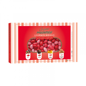 Confetti Maxtris CIOCCOMANDORLA Sfumati ROSSI 1 KG.