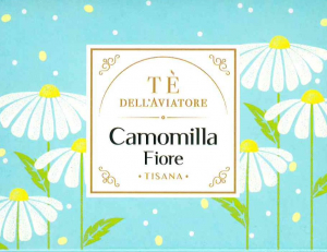 Te Dell'Aviatore Tea Box 12 Filtri Piramidali Tisana CAMOMILLA FIORE