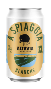 Altavia Birra Lattina A SPIAGGIA Blanche 33 cl. 4,5 vol.