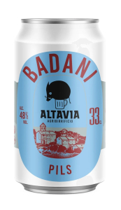 Altavia Birra Lattina BADANI Pils 33 cl. 4,8 vol.