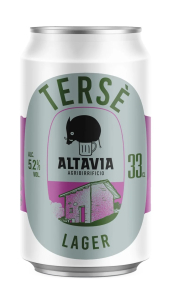Altavia Birra Lattina TERSE' Lager 33 cl. 5,2 vol.